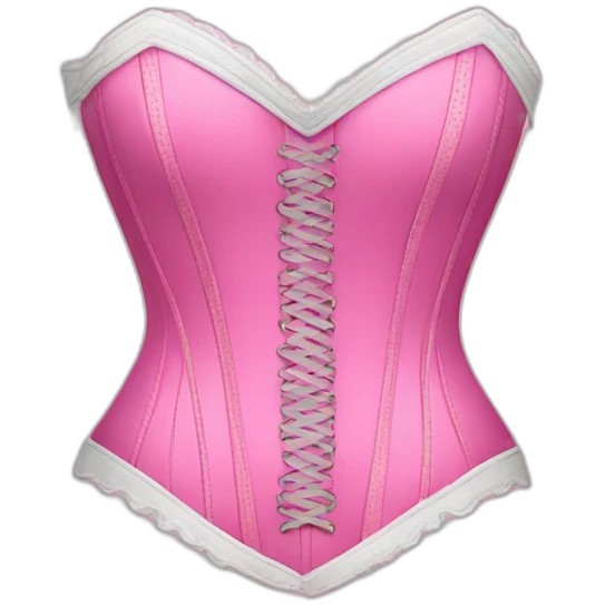 pink corset emoji