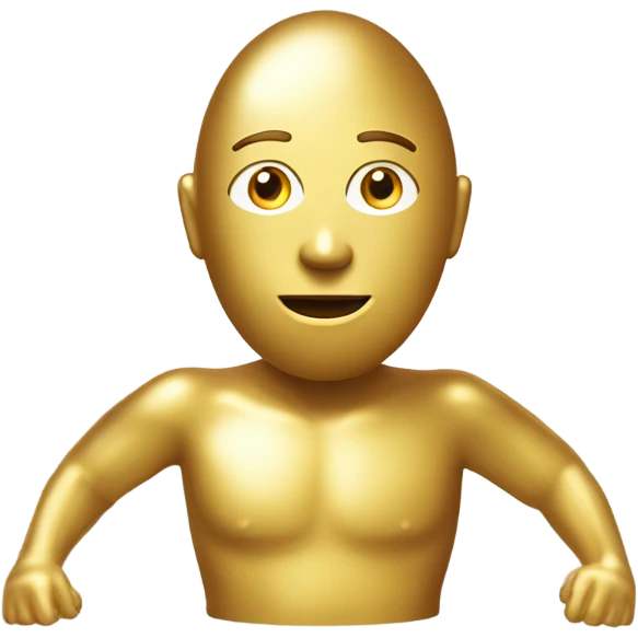 Golden egg man  emoji