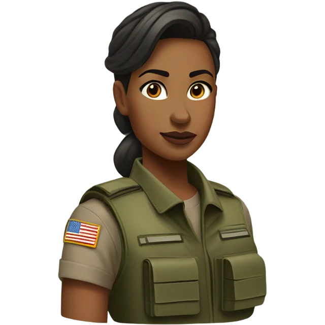 Militar Mulher emoji