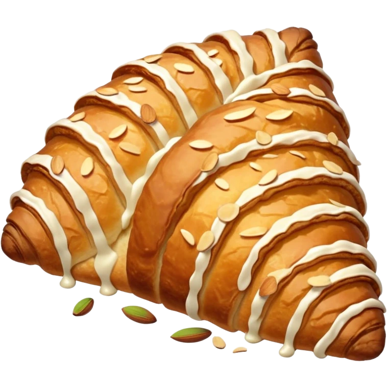 Almond croissant emoji