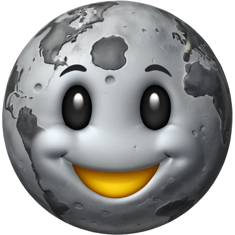 planet mercury smiley face emoji