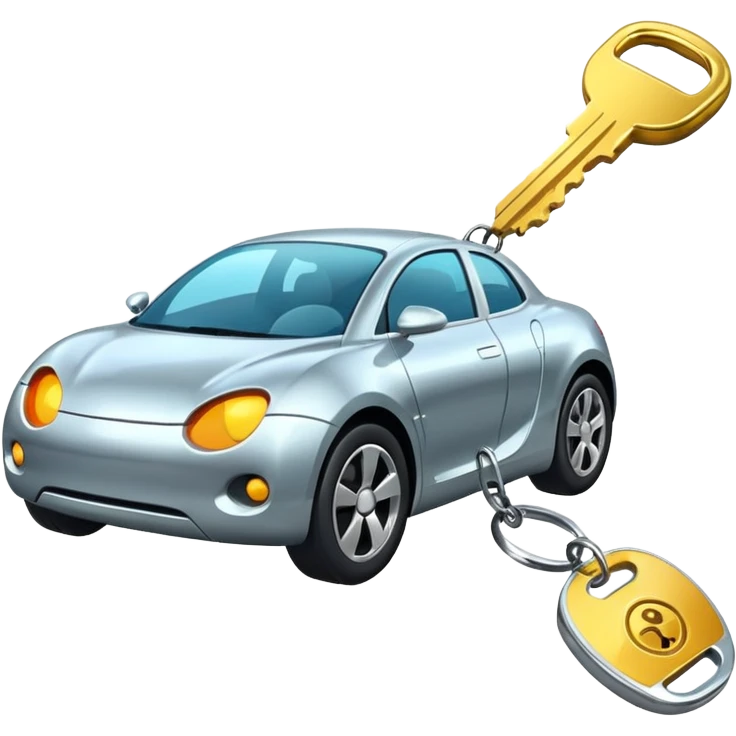 futuristic car access auto key emoji