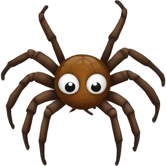 Spider with big eye emoji