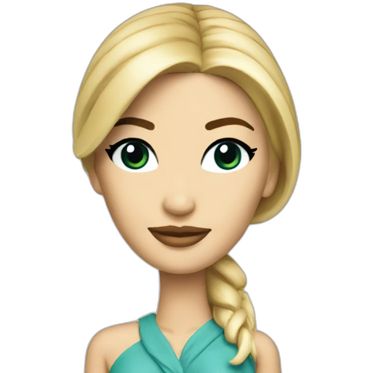 Flirty ivanka trump tall figurine emoji