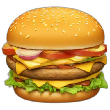 Cat-burger emoji