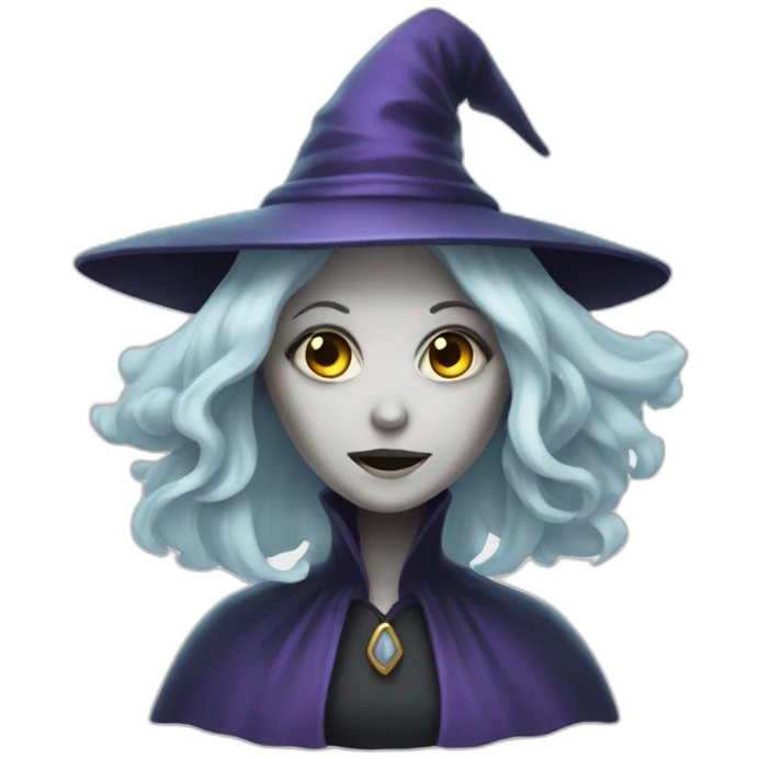 Ghost witch emoji
