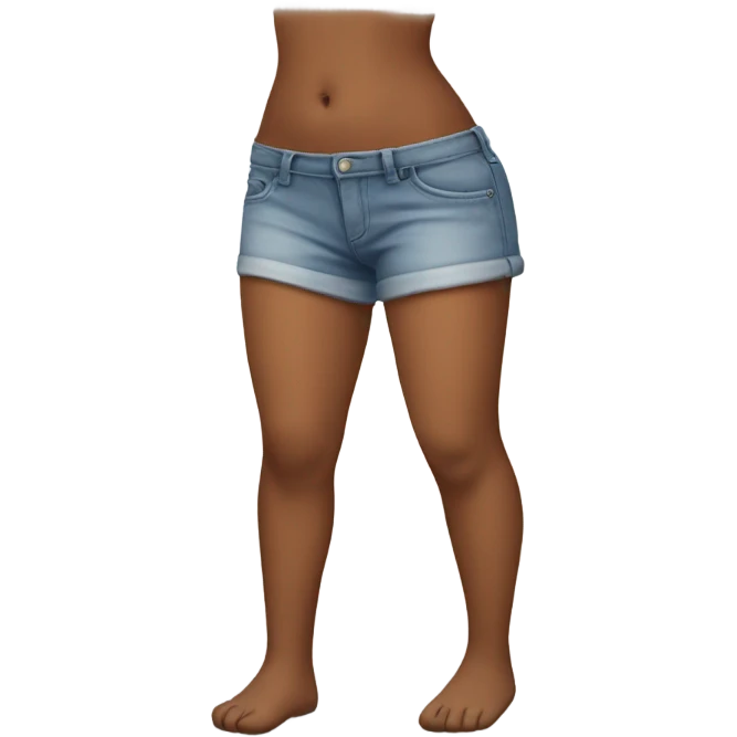 standing emoji pantless  emoji