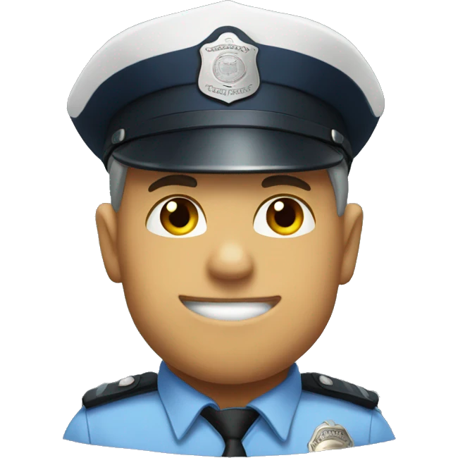 Police salute emoji