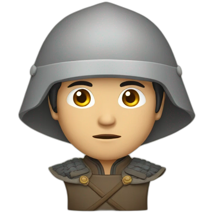 Mongol hero emoji