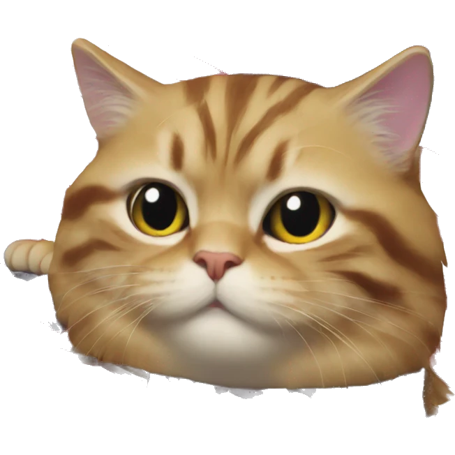 Donald trump cat with American flag emoji