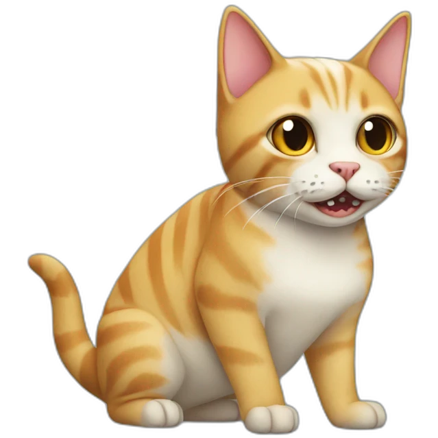 cat with a shark head emoji