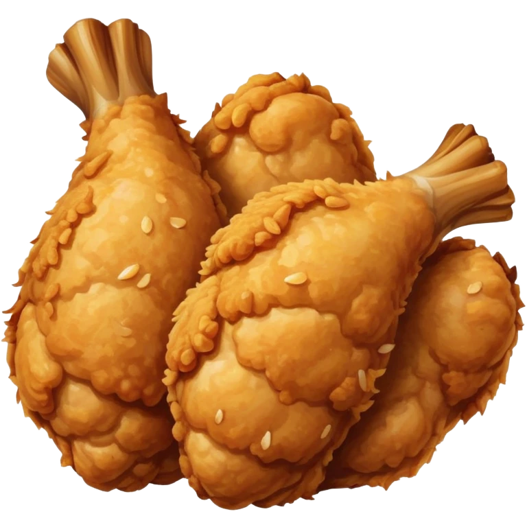 Garlic Fried Chicken emoji