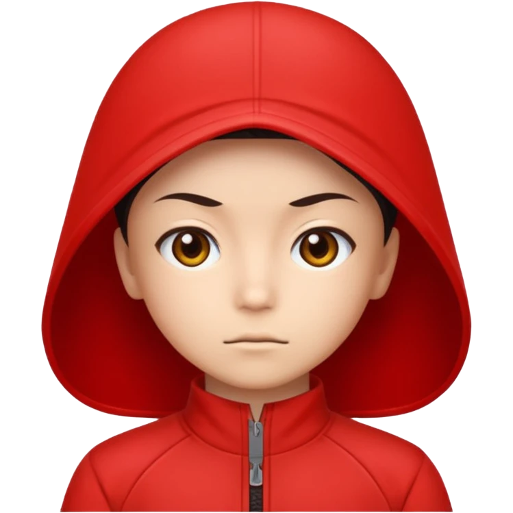 Tokyo in Money Heist, realistic emoji