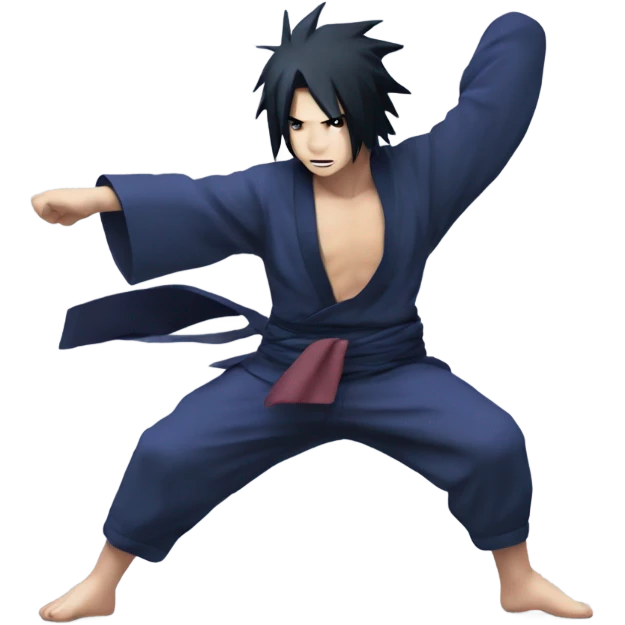 Sasuke Uchiha dancing  emoji