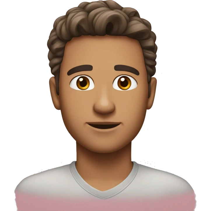 нежно розовое сердце emoji