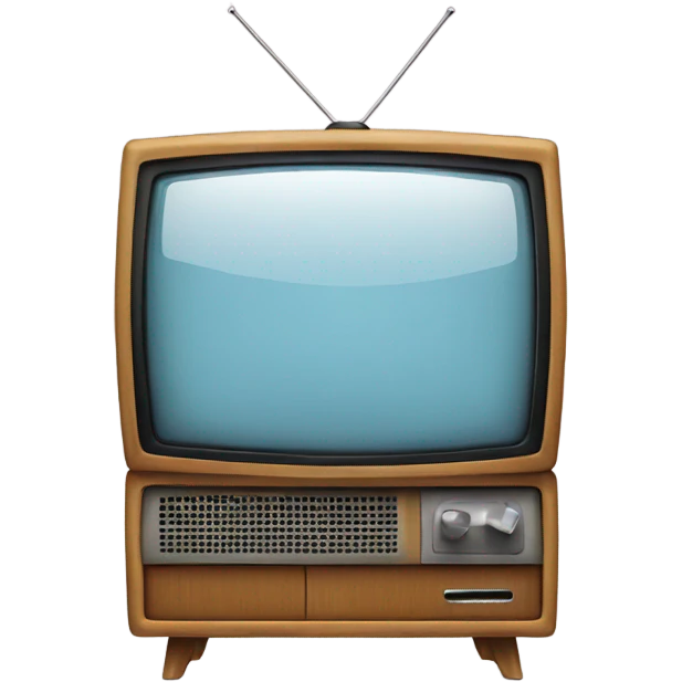 Flatscreen tv emoji