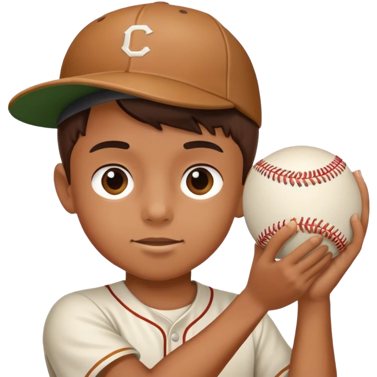  Boy with baseball emoji