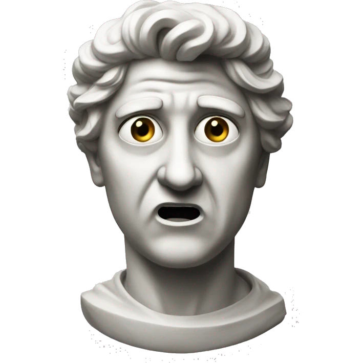 italian statue extremly shocked emoji