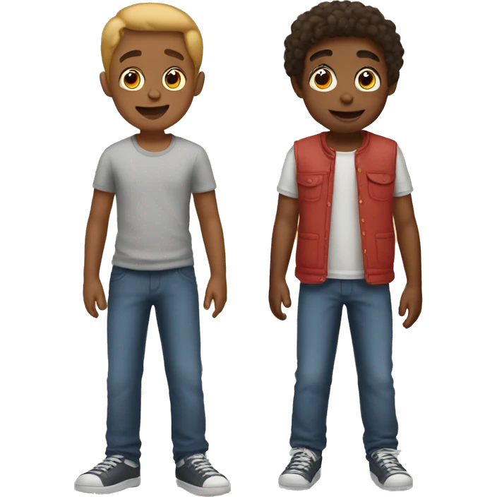 three boys emoji