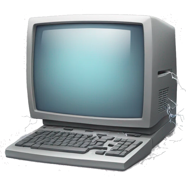 broken computer emoji