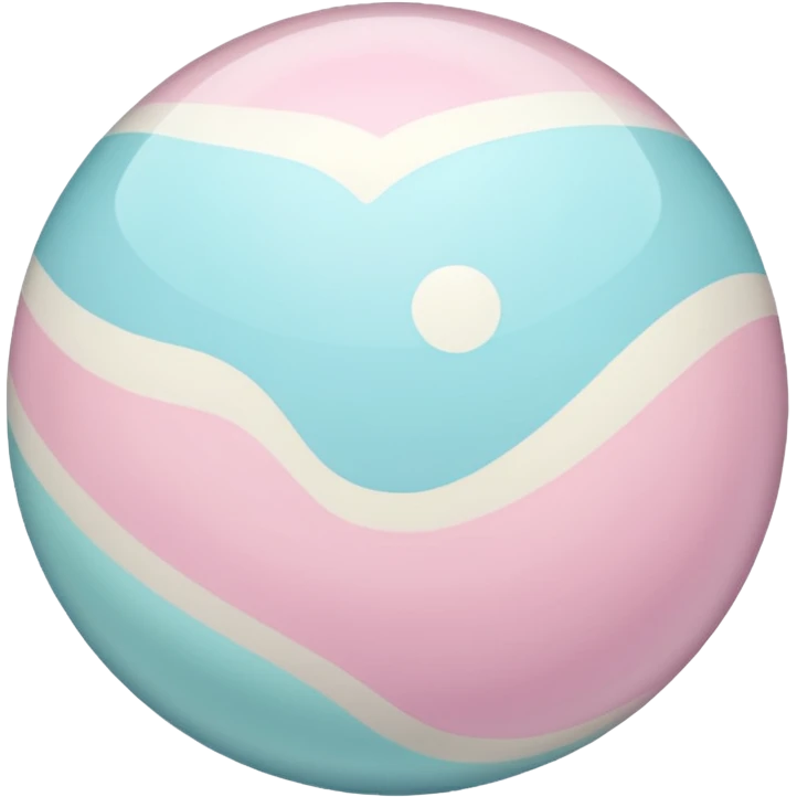 Pastel marble ball emoji