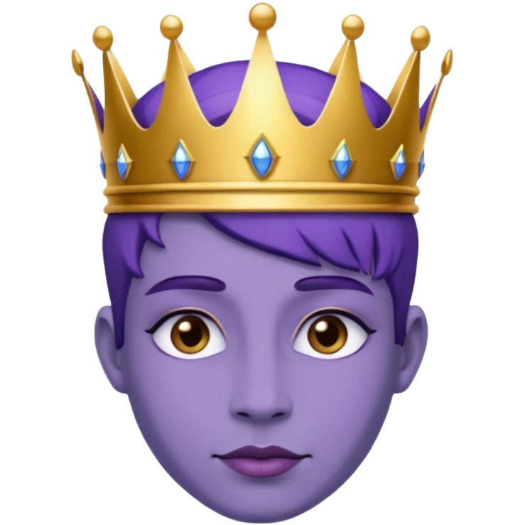 Purple royalty emoji