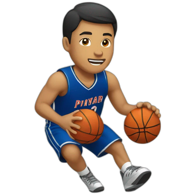 pinoy playing basketball emoji