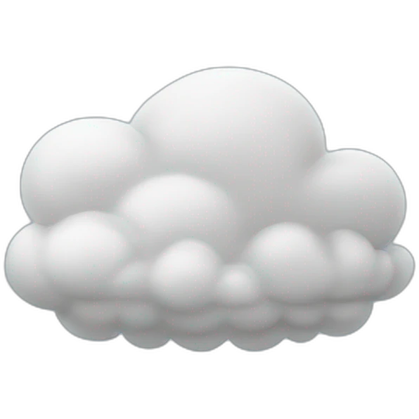 Cloud emoji