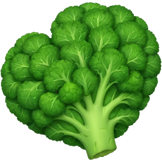 Heart broccoli emoji
