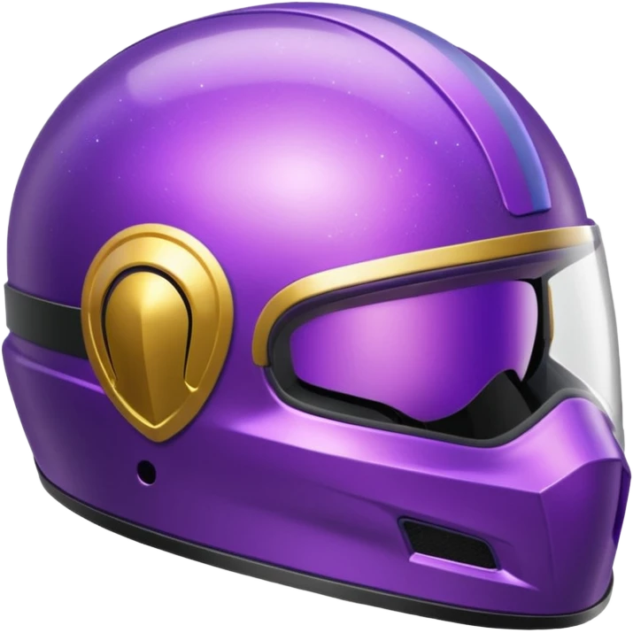 glitter purple Astral Helmet emoji