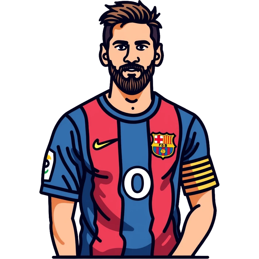 Lionel Messi soccer player with number 10 jersey emoji