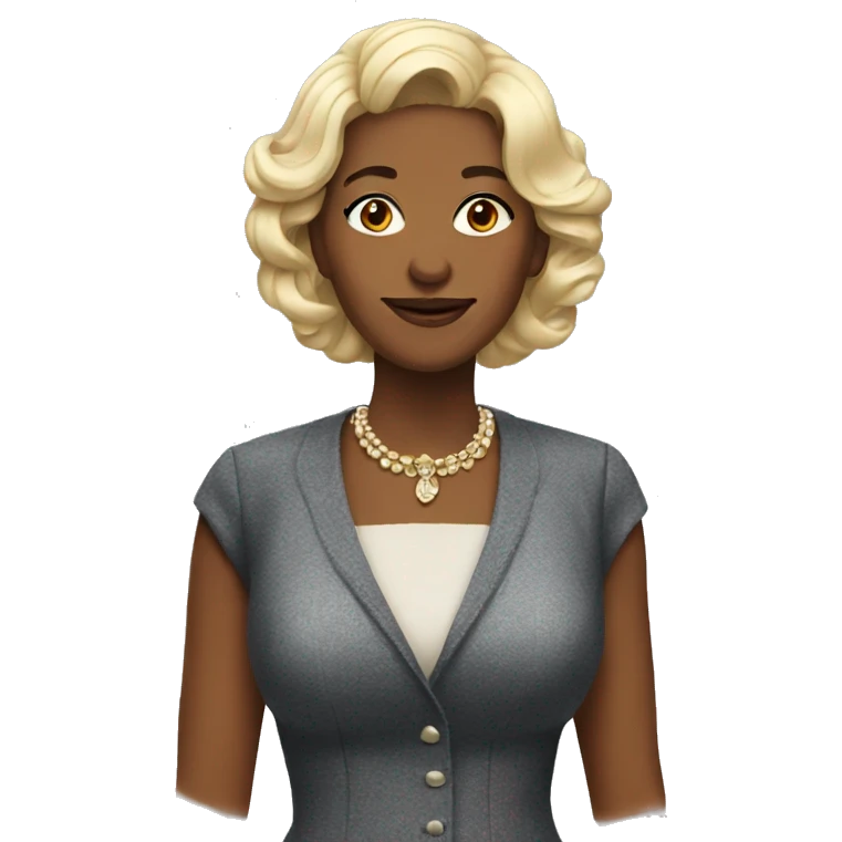 aunt who looks super rich emoji