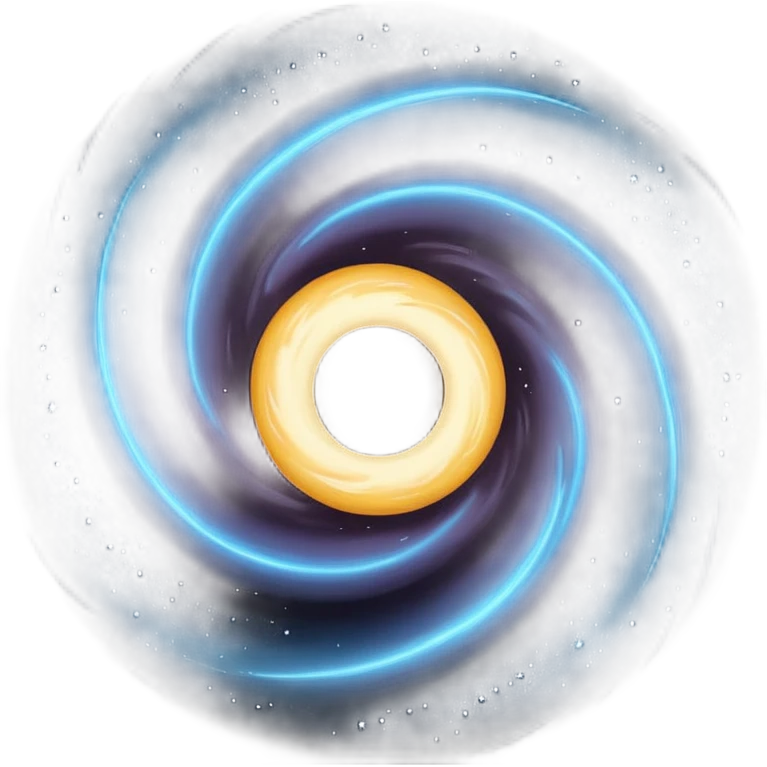 Black hole from side emoji