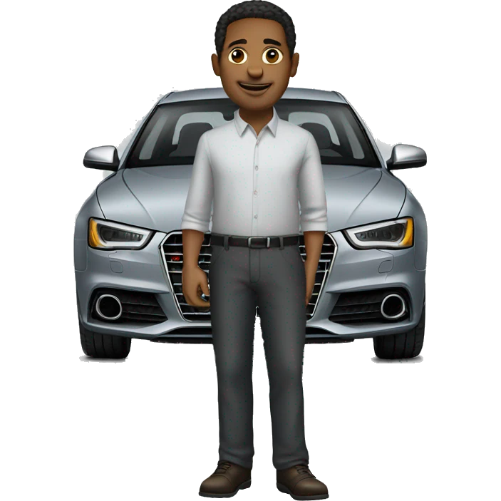 Man with Audi  emoji