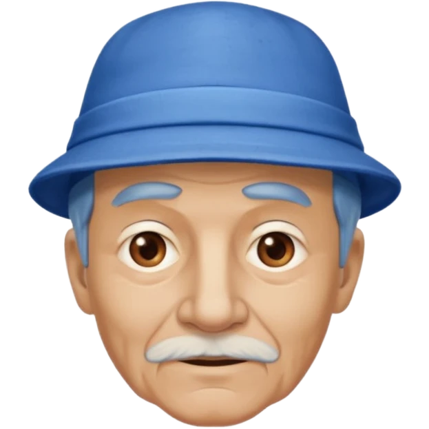 old man with blue hat emoji
