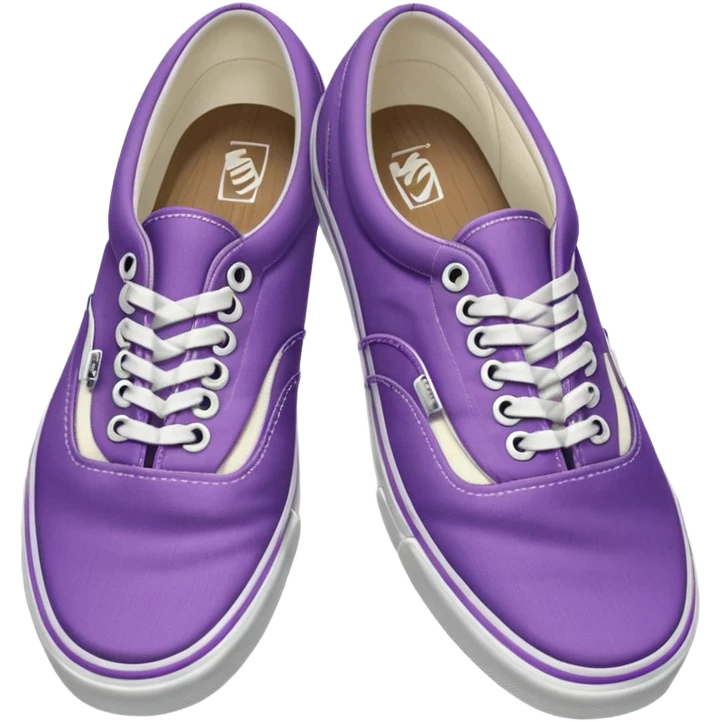 purple Van's shoes emoji