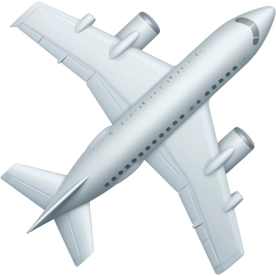 Imagen de avion de ida emoji