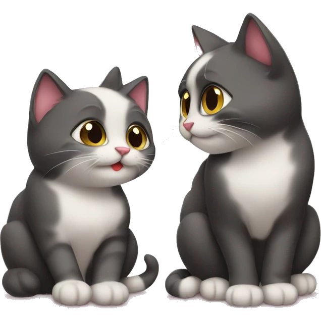 Cats in love  emoji