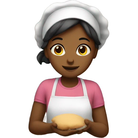 Girl baking emoji