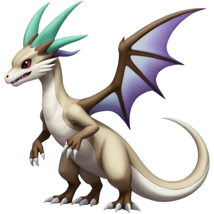 Noivern-Marowak-Lugia-Fakémon-hybrid-creature (full body)  emoji