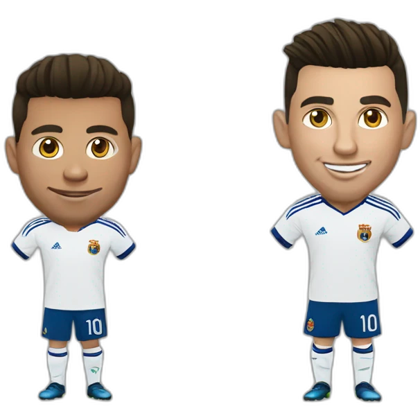 Ronaldo sur Messi emoji