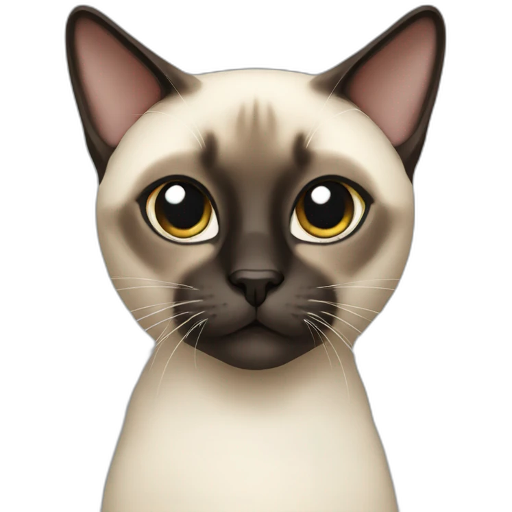Siamese cat emoji
