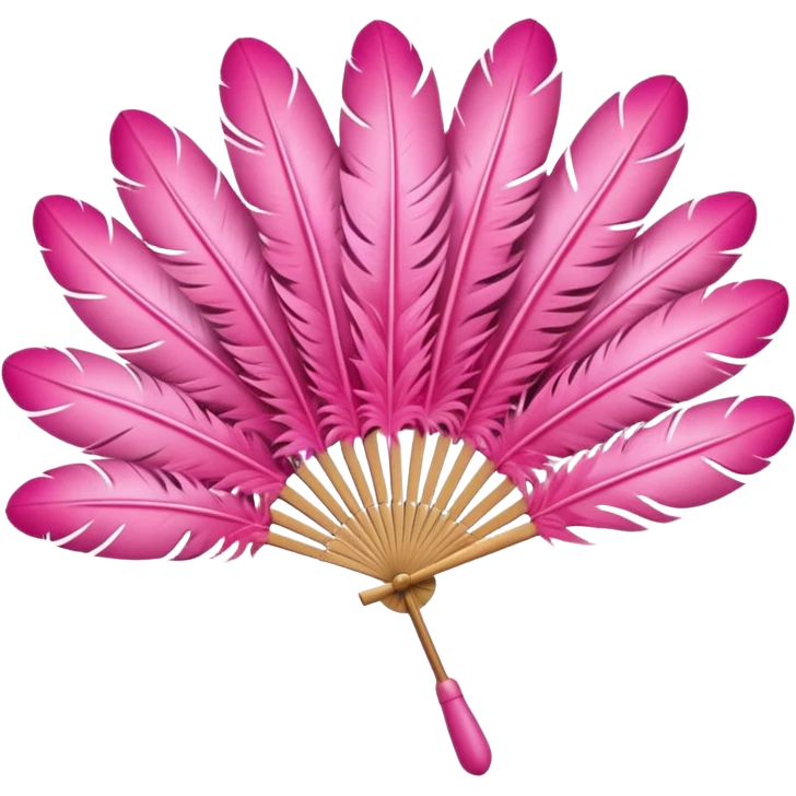 a-dovetail-consisting-of-pink-feathers-that-spread-out-in-a-fan-shape.-without-the-dove. emoji