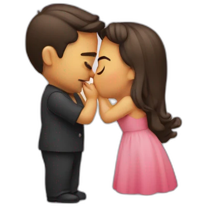 Kissing emoji