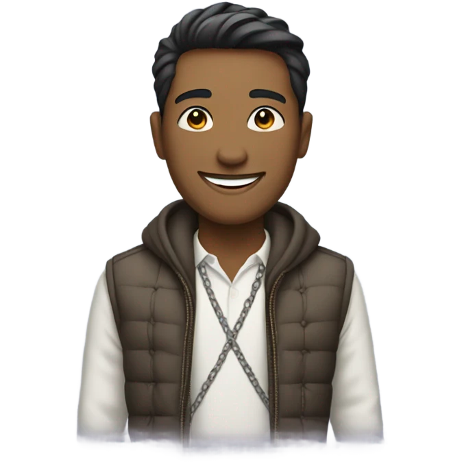 smiling viewer in stylish attire emoji