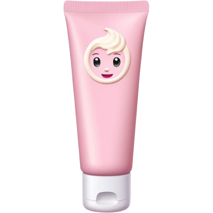 pink cream tube packaging emoji