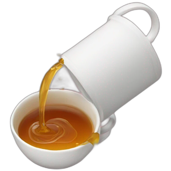 Tea spill emoji