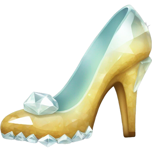 crystal shoe emoji