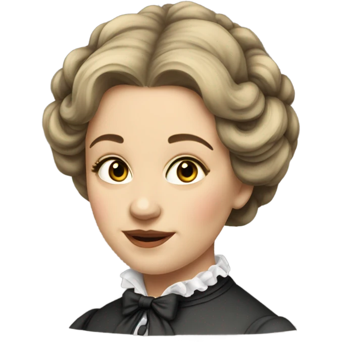 19th century young lady emoji