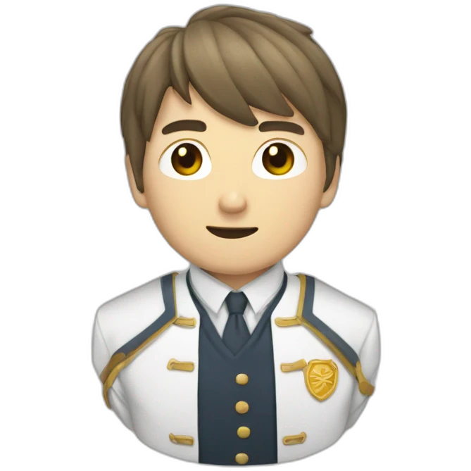 Shoto de M'y héros académia qui dort emoji